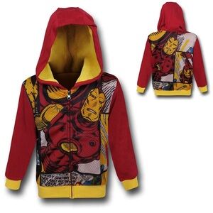 IRON MAN Marvel Hoodie Size 3T